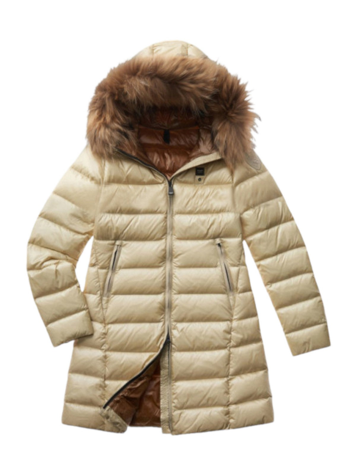 BLAUER Piumino Donna 23WBLDK03565 005050 137BA Beige gioboutiqueweb