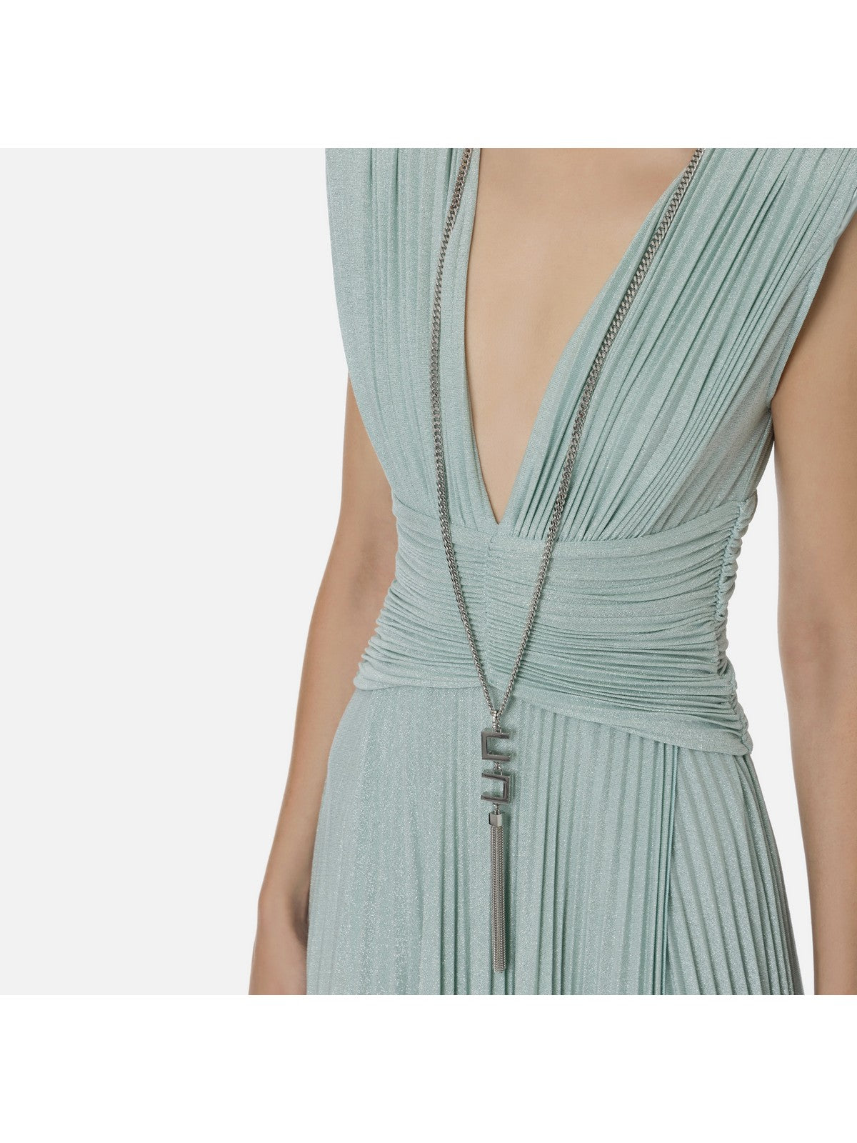 ELISABETTA FRANCHI Abito Donna AB56341E2 BV9 Verde gioboutiqueweb