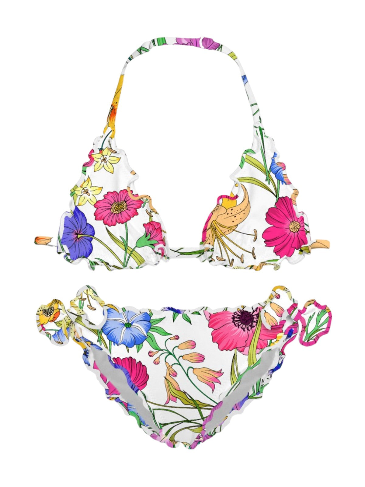 MC2 SAINT BARTH Costume da bagno Bambine e ragazze CRIS 04953D Bianco gioboutiqueweb