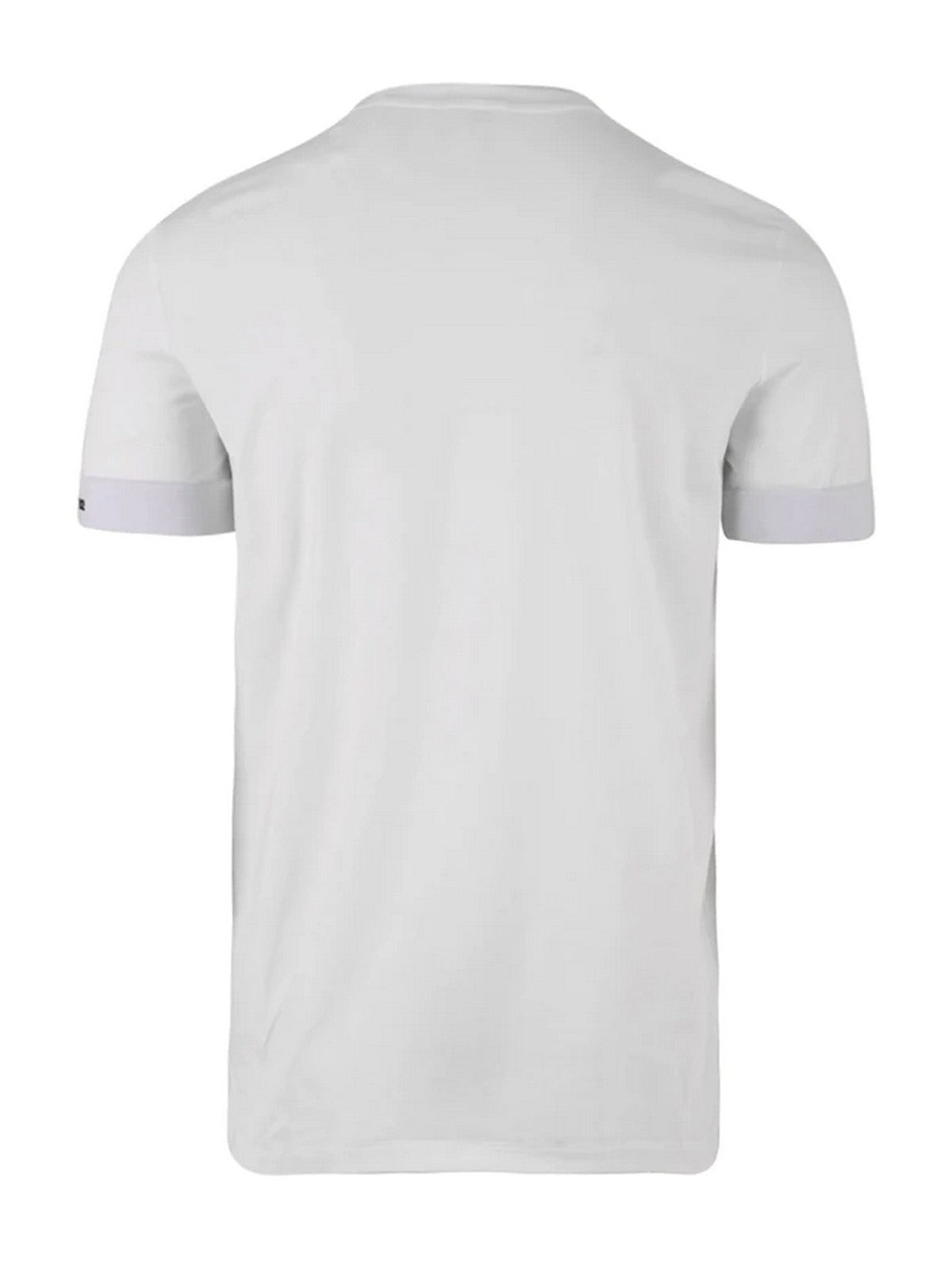 DSQUARED2 T-Shirt e Polo Uomo D9M3U4810 100 Bianco gioboutiqueweb