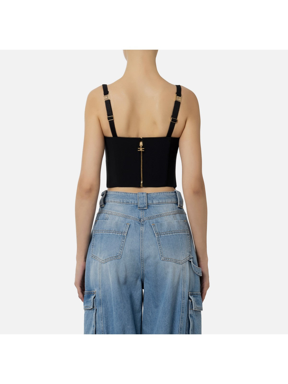 ELISABETTA FRANCHI Top Donna TO00941E2 110 Nero