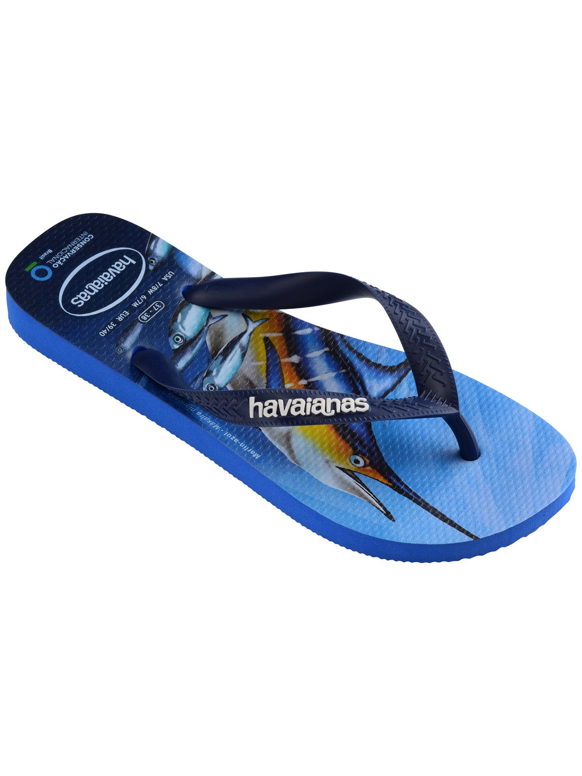 HAVAIANAS Infradito Unisex adulto Hav. conservation international 4119507.3847 Blu gioboutiqueweb