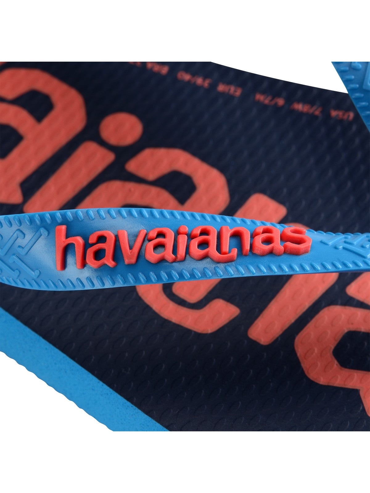 HAVAIANAS Infradito Unisex adulto Hav. Top logomania 2 4145741.0212 Turchese gioboutiqueweb