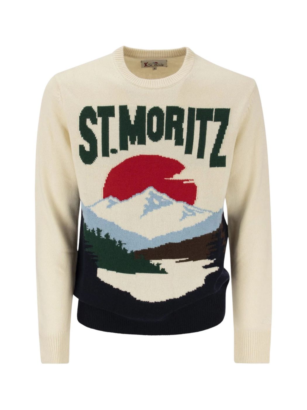 MC2 SAINT BARTH Maglione Uomo HERON 00020C Bianco gioboutiqueweb