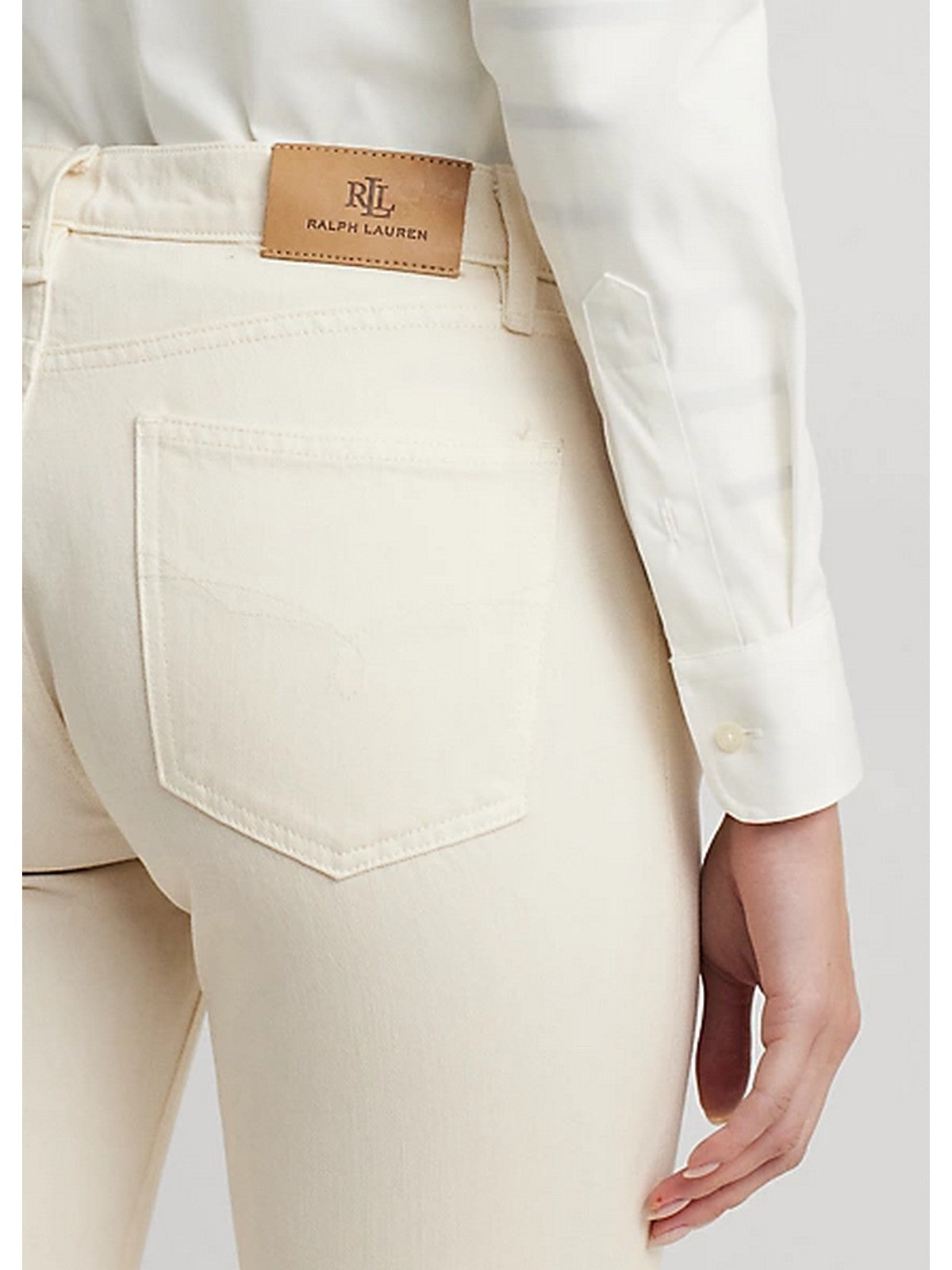 LAUREN RALPH LAUREN Pantalone Donna 200933324 001 Beige gioboutiqueweb