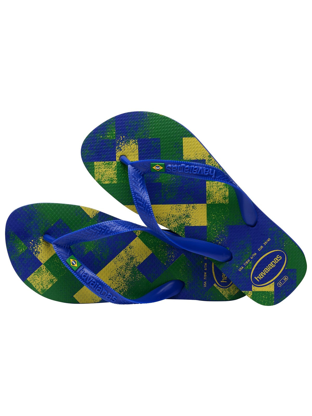 HAVAIANAS Infradito Unisex adulto Hav. Brasil Fresh 4145745.2711 Blu gioboutiqueweb