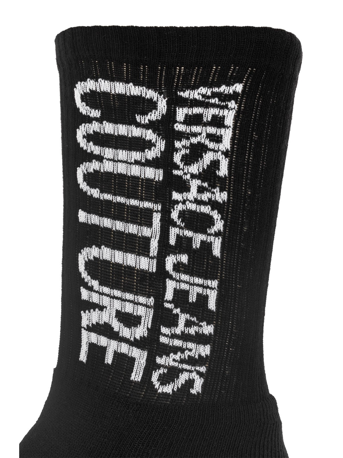 VERSACE JEANS COUTURE Calzini Uomo 75YA0J03 ZG081 L01 Nero gioboutiqueweb