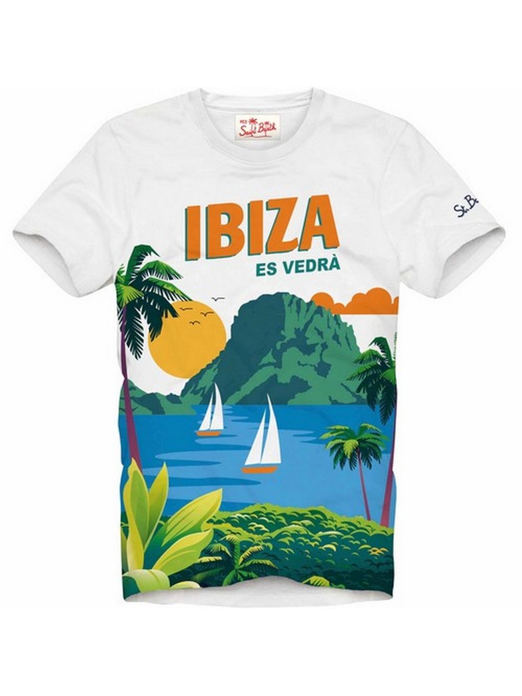 Mc2 Saint Barth T-shirt and Men's Polo Men Man 00718B White