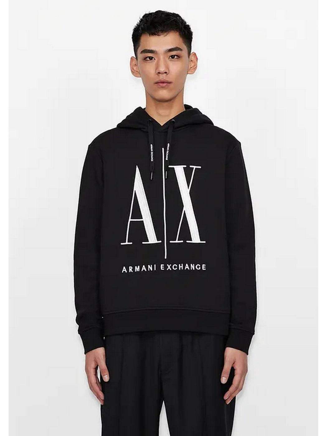 ARMANI EXCHANGE Felpa Uomo 8NZMPC ZJ1ZZ 1200 Nero gioboutiqueweb