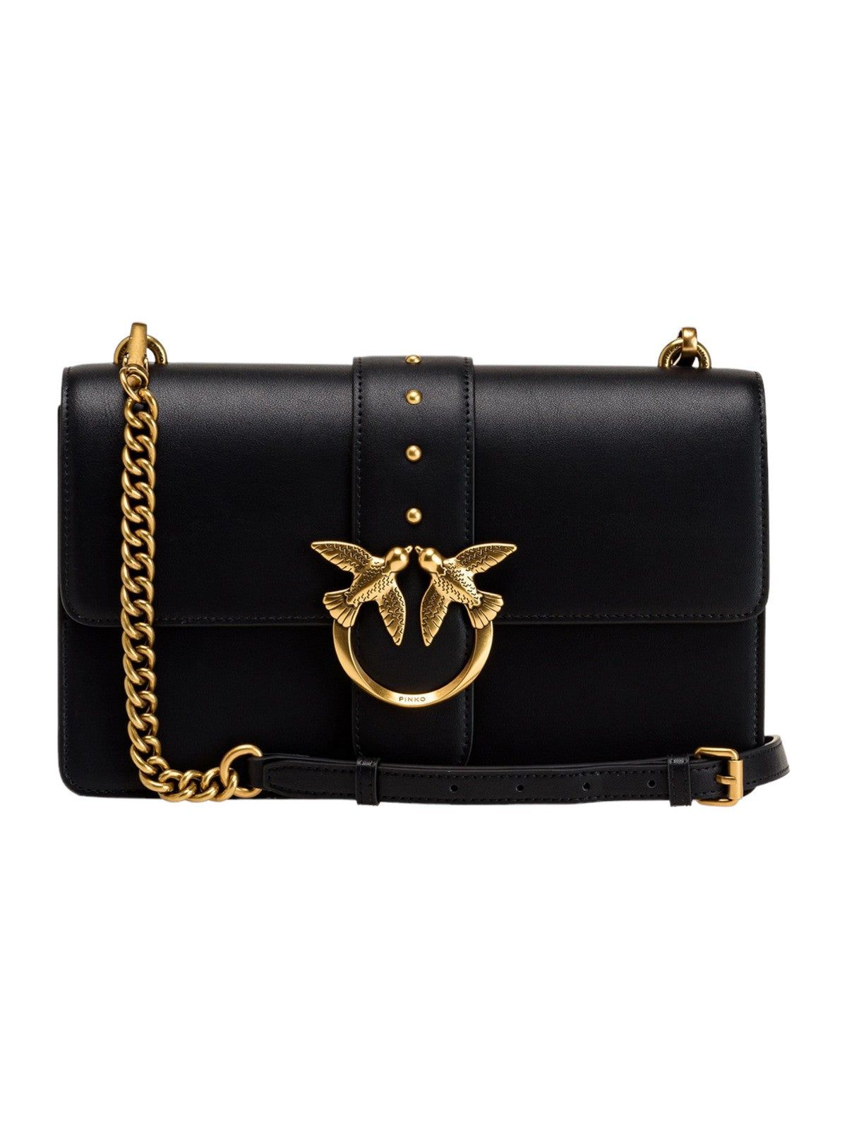 PINKO Borsa Donna Love one classic 100053-A0F1 Z99Q Nero gioboutiqueweb