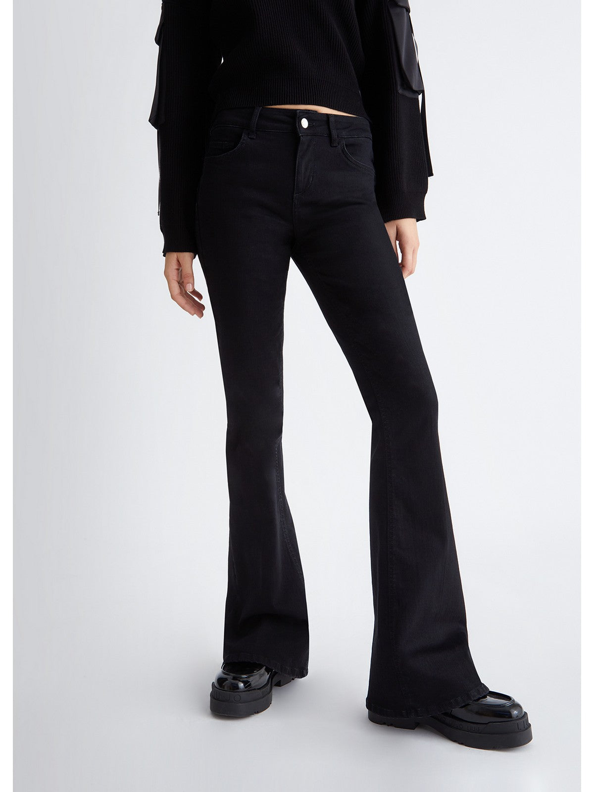 LIU JO BLU DENIM Jeans Donna UF3058DS041 87304 Nero gioboutiqueweb