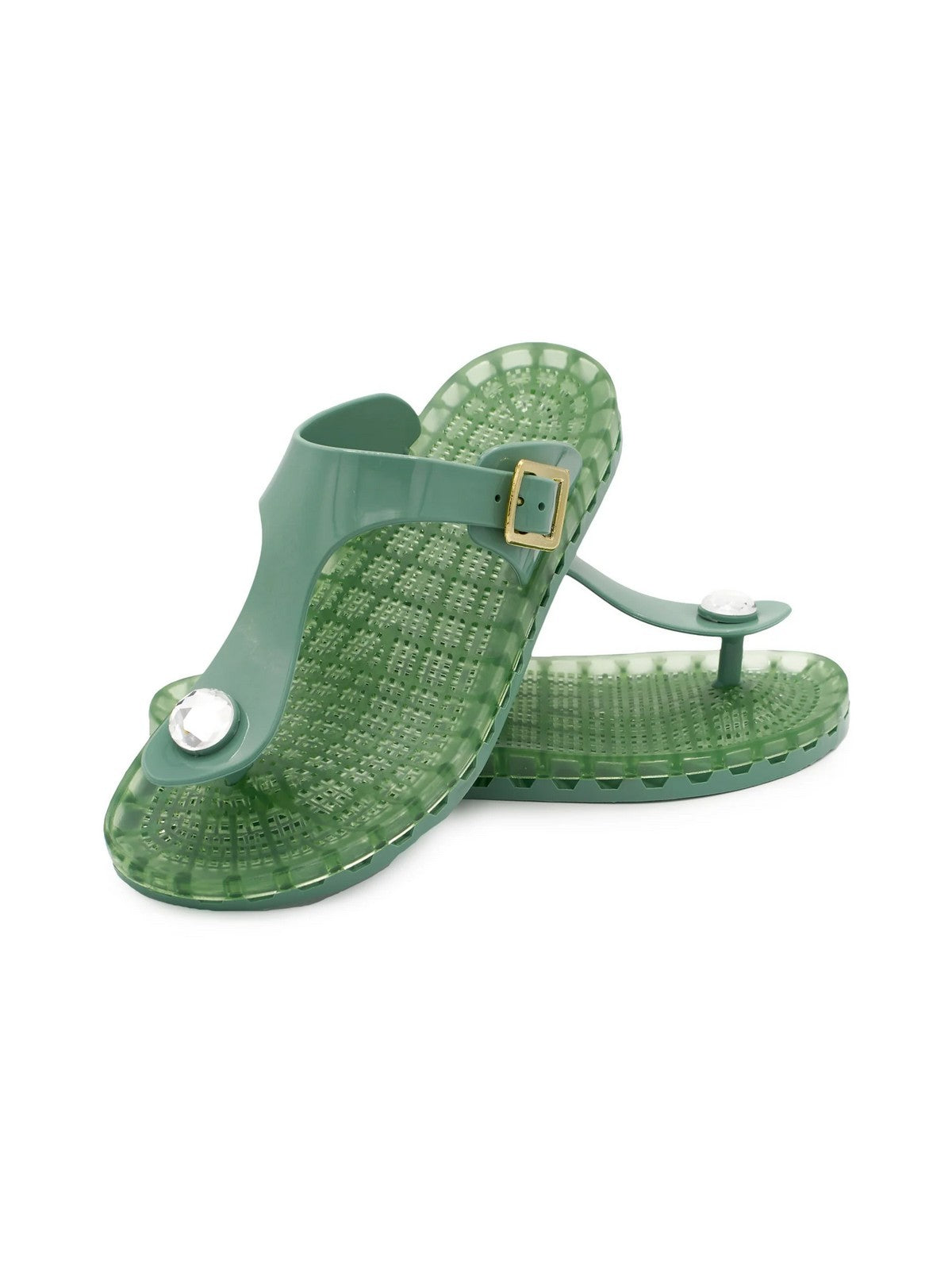 SENSI Ciabatta Donna Taormina flamingo 4050/FL 350 Verde gioboutiqueweb