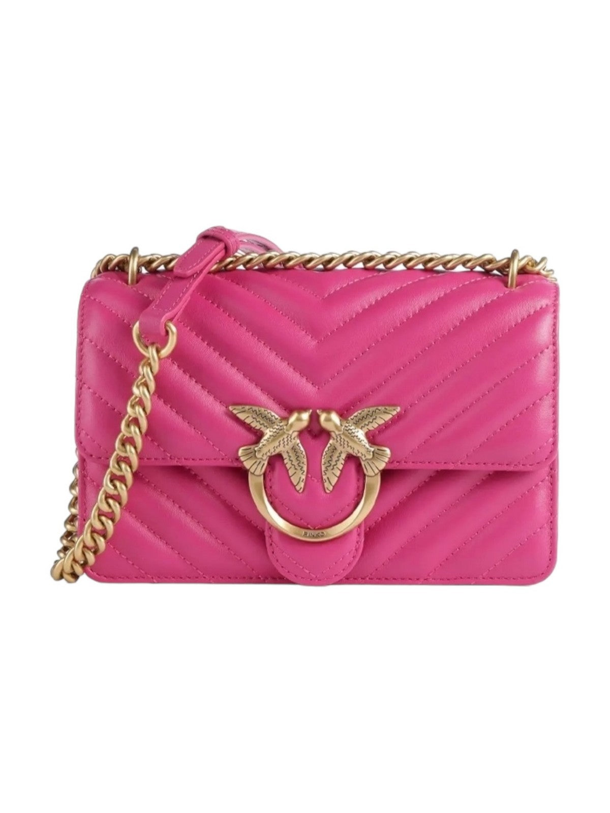 PINKO Borsa Donna Love one mini 100074-A0GK N17Q Rosa gioboutiqueweb