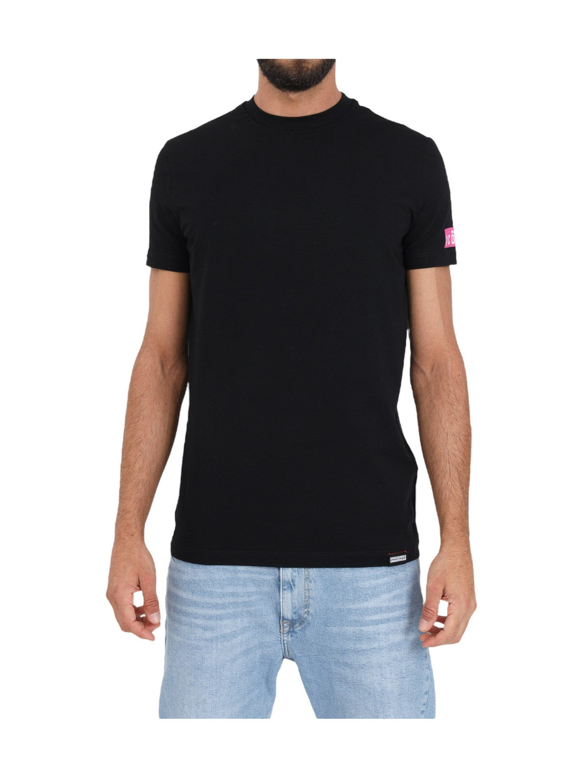 T-shirt Dsquared2 Noir Manches Longues - Taille S, Neuf Sans étiquettes