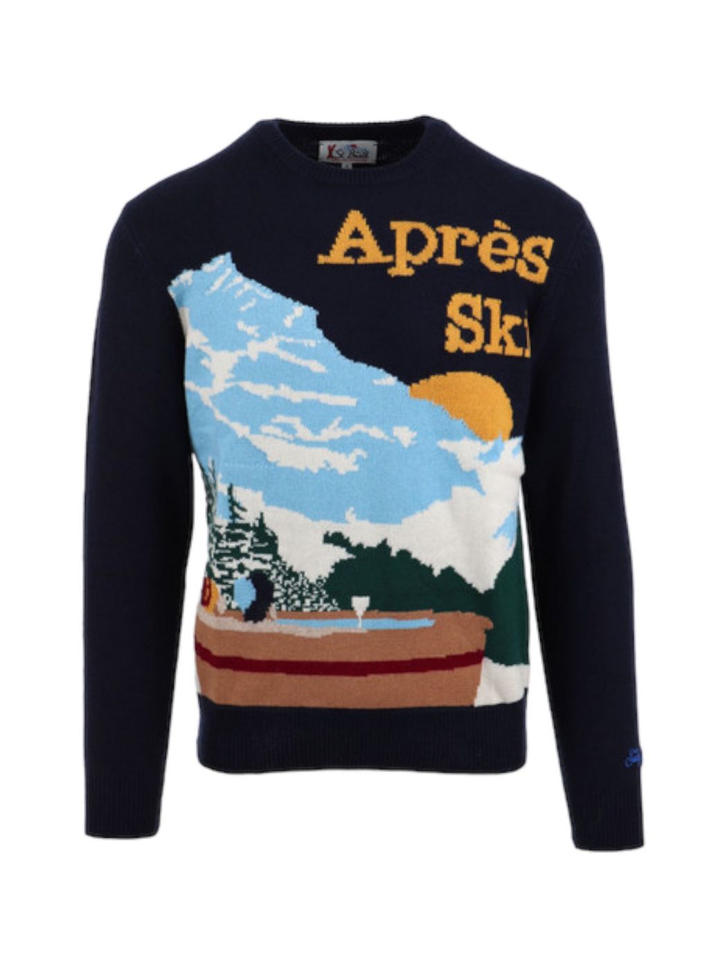 Mc2 Saint Barth Men's sweater HERON 01598C Blue