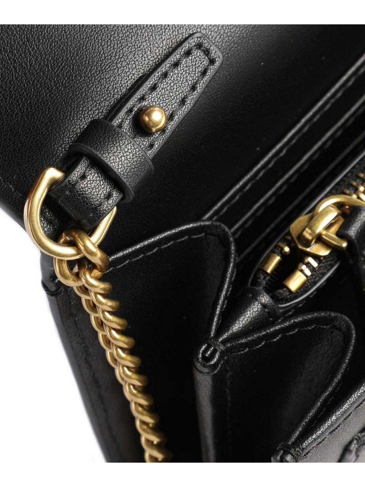 PINKO Portafoglio Donna Love one wallet 100062-A0F1 Z99Q Nero gioboutiqueweb