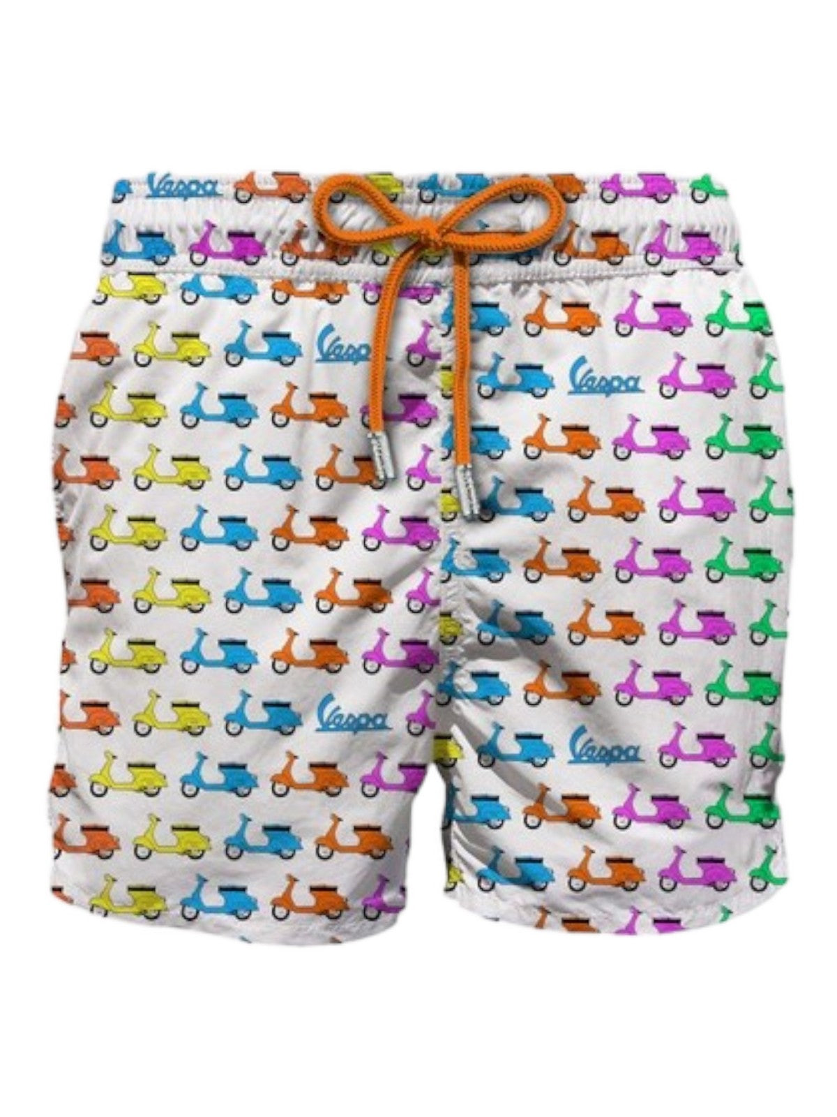 MC2 SAINT BARTH Costume da bagno Uomo Pantaloncino LIGHTING MICRO 00379D Bianco gioboutiqueweb