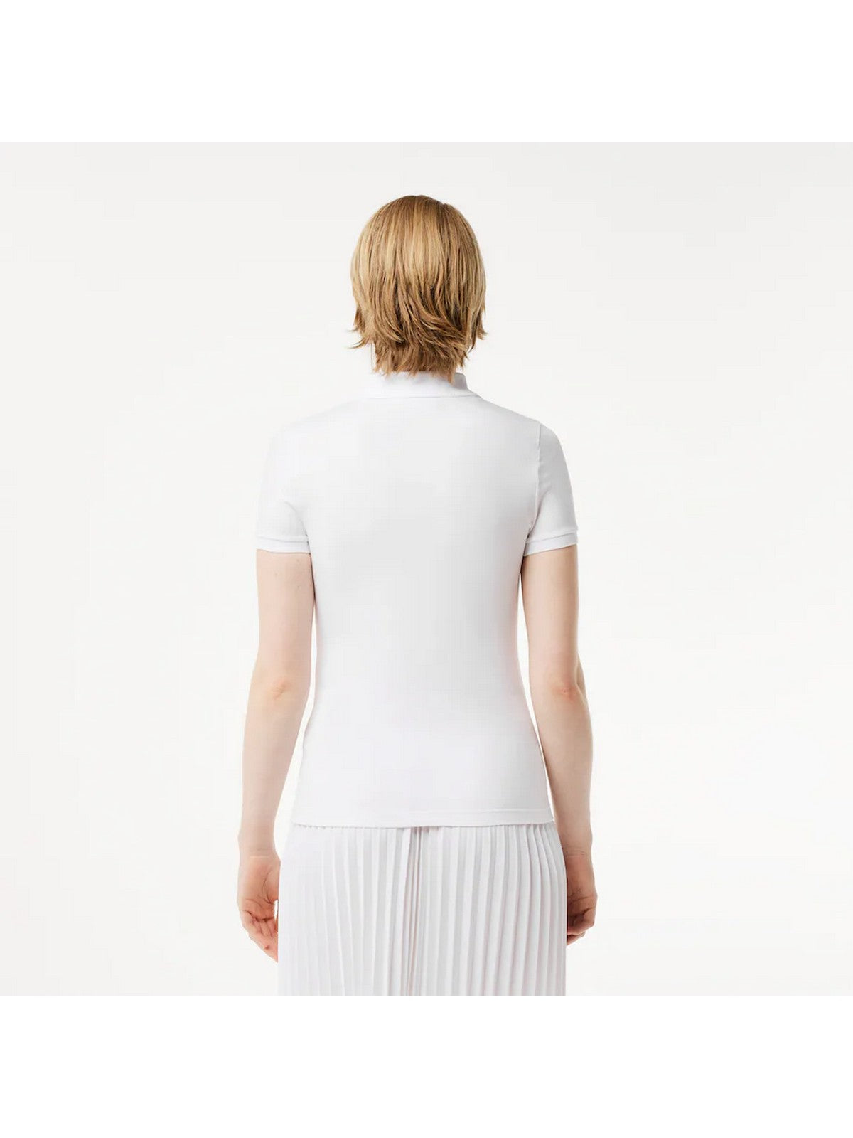 LACOSTE T-Shirt e Polo Donna DF3443 001 Bianco
