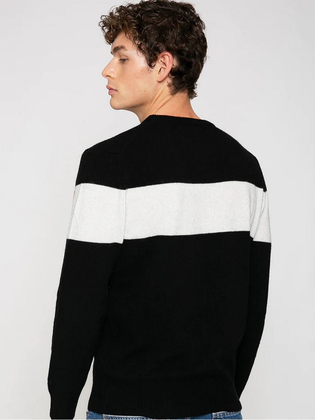 Mc2 Saint Barth Men's sweater Heron Ski Smst04 Black