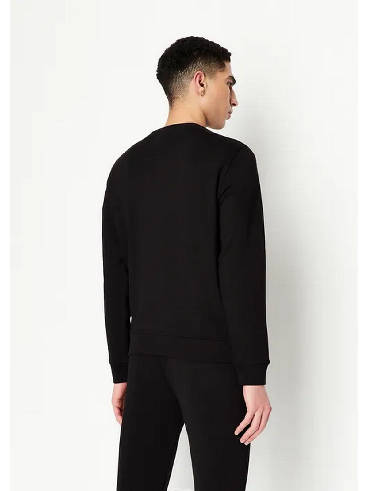 Armani Exchange Men's Sweatshirt 8nzmpq Zj1zz 1200 Black
