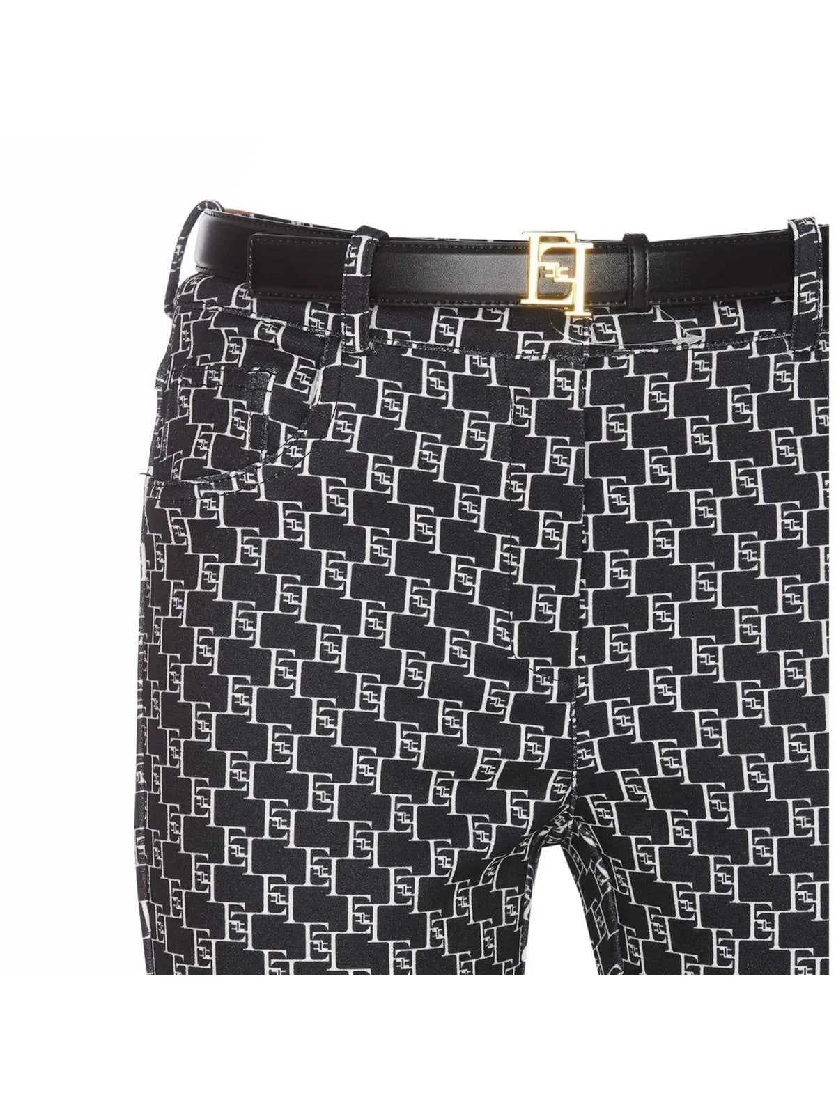 ELISABETTA FRANCHI PA02041E2 685 Schwarze Hosen