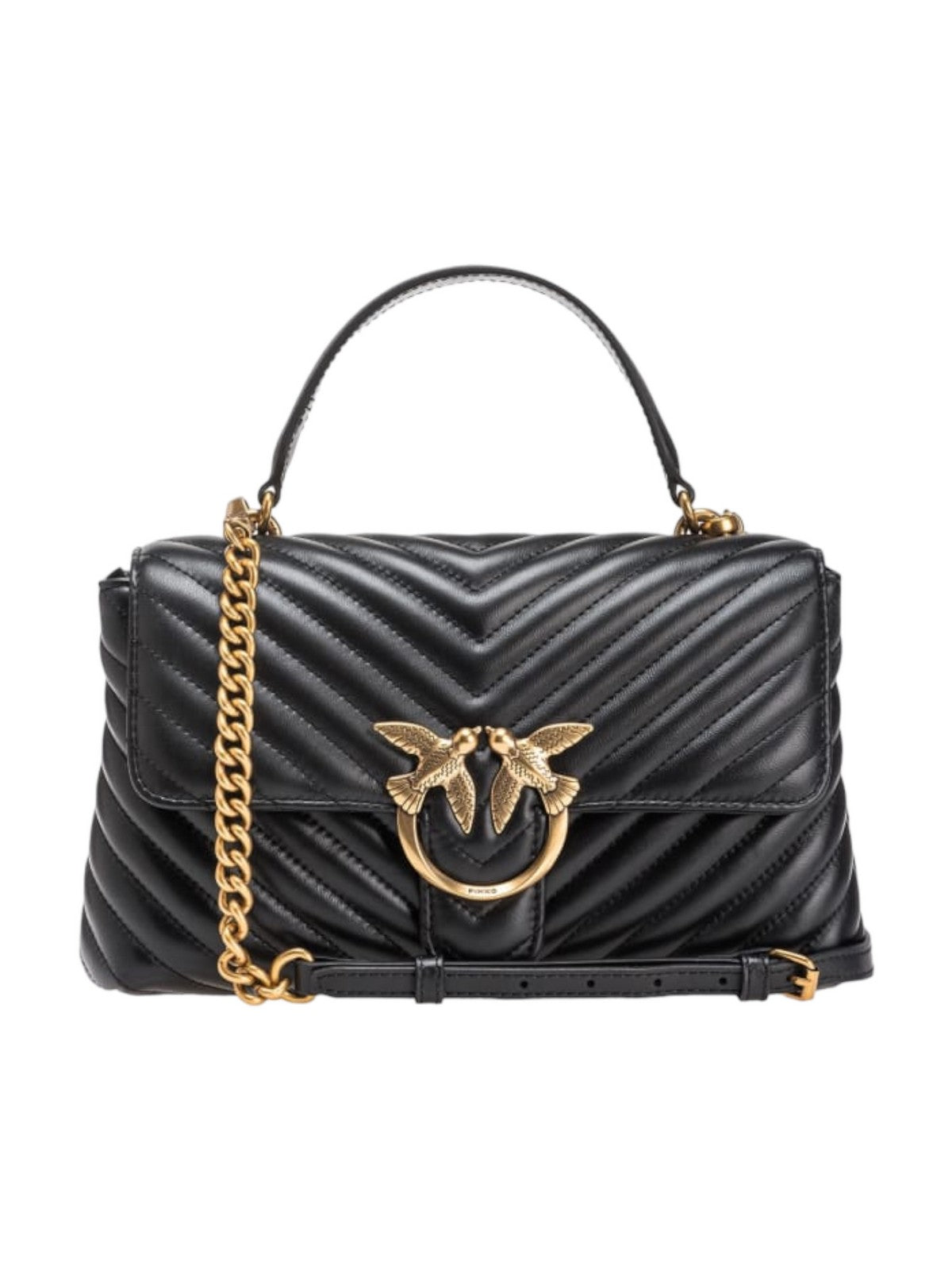 PINKO Borsa Donna Love lady puff 100043-A0GK Z99Q Nero gioboutiqueweb