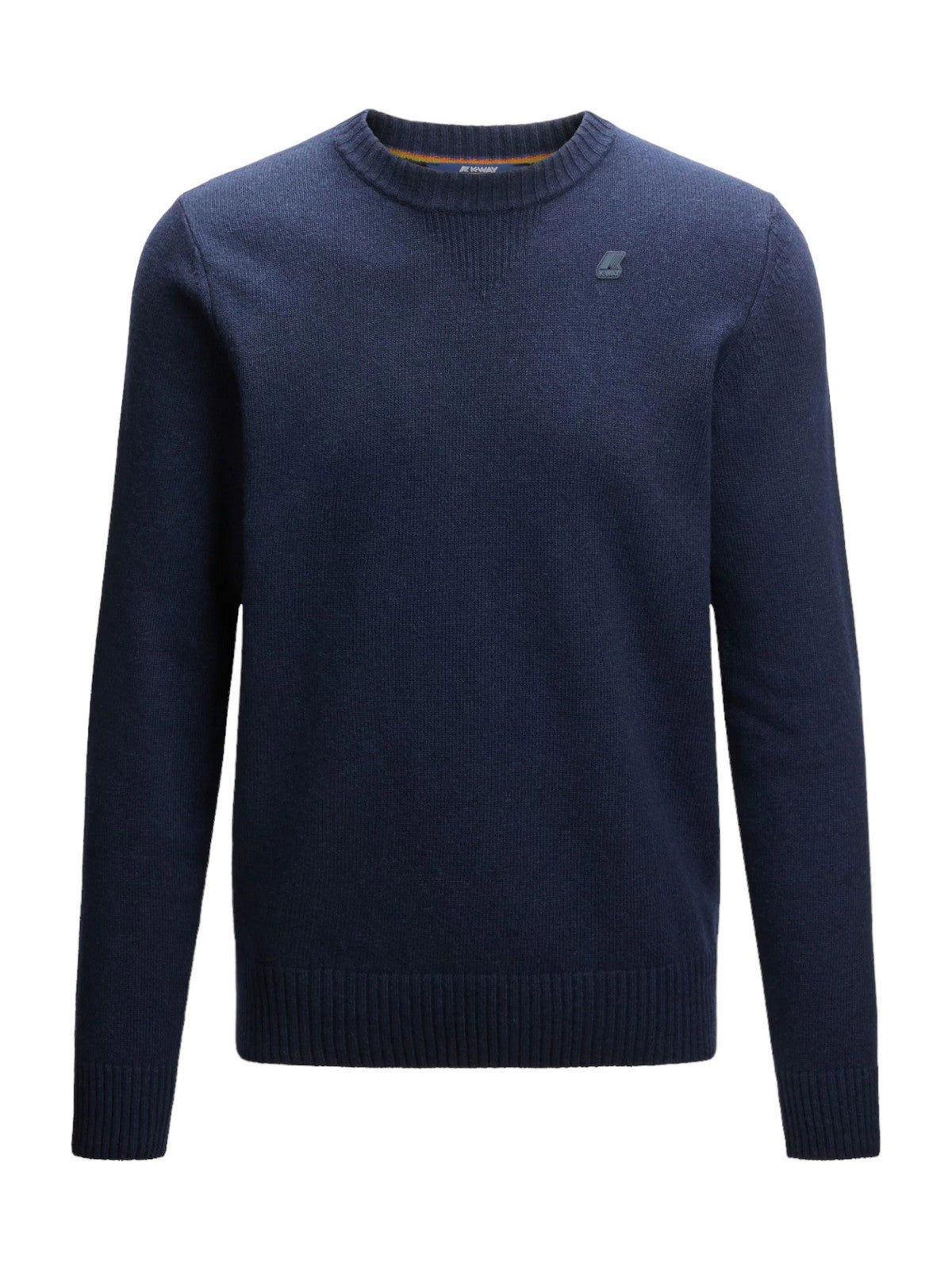 K-WAY Maglione Uomo Sebastien lambswool K2112PW K89 Blu gioboutiqueweb