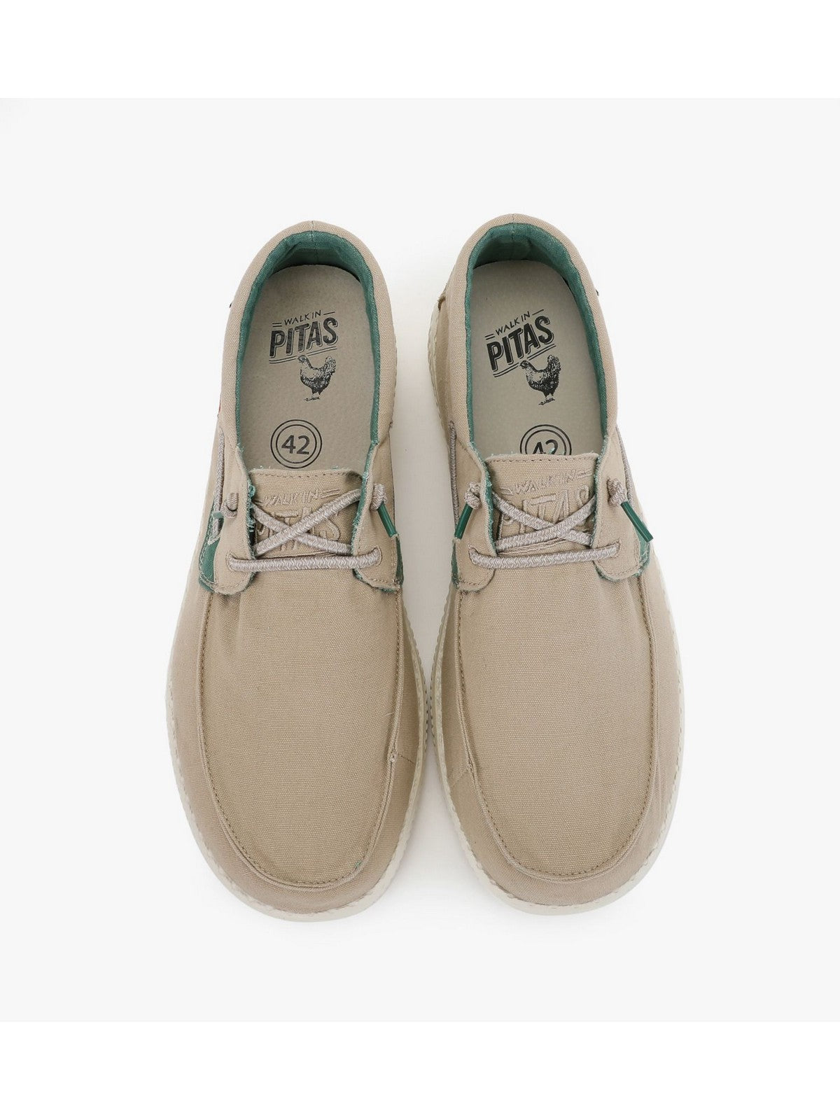 PITAS Mocassino Uomo WP150 BOAT FLAG BEIGE Beige gioboutiqueweb