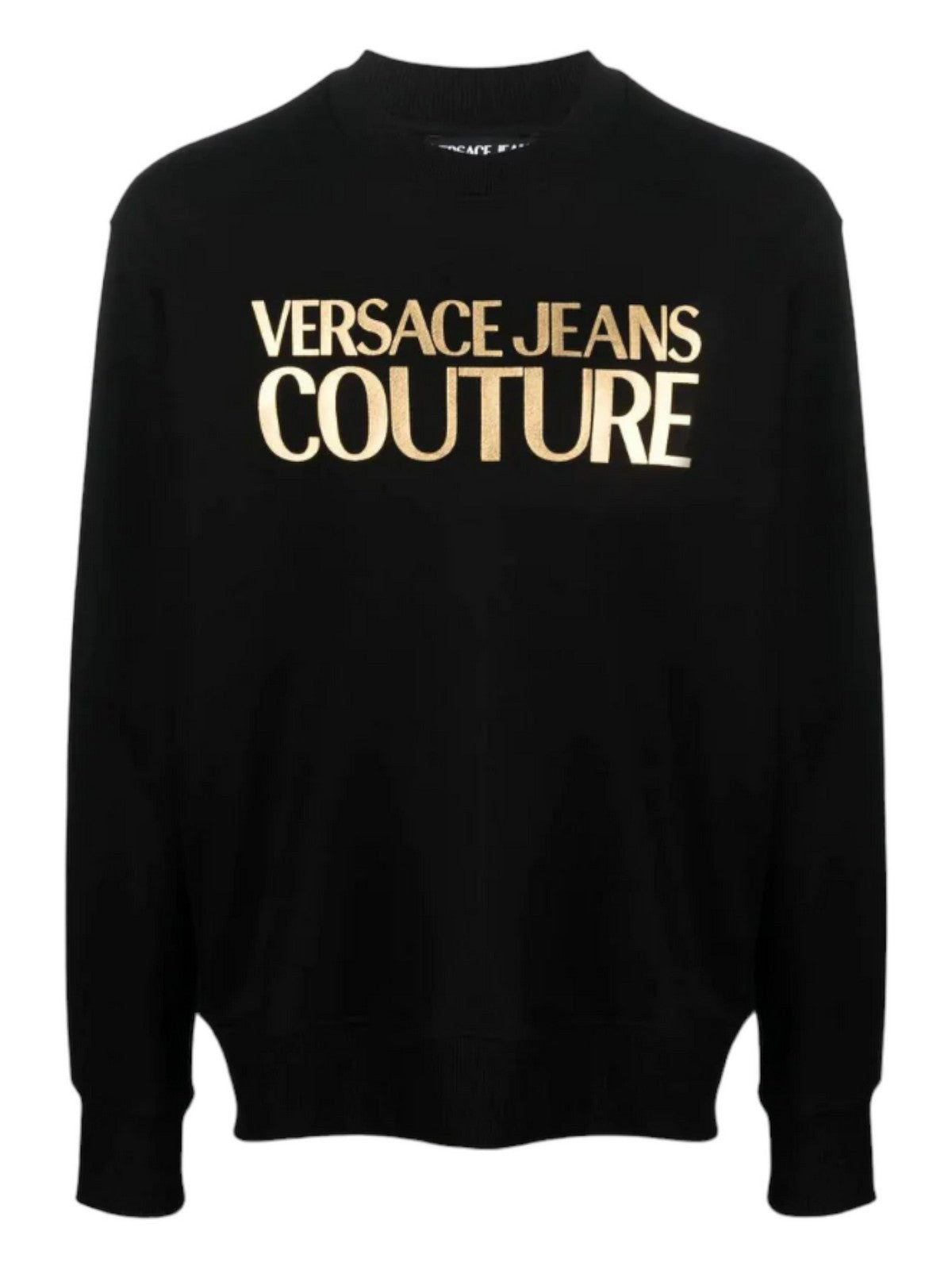 VERSACE JEANS COUTURE Felpa Uomo 75GAIT01 CF06T G89 Nero gioboutiqueweb