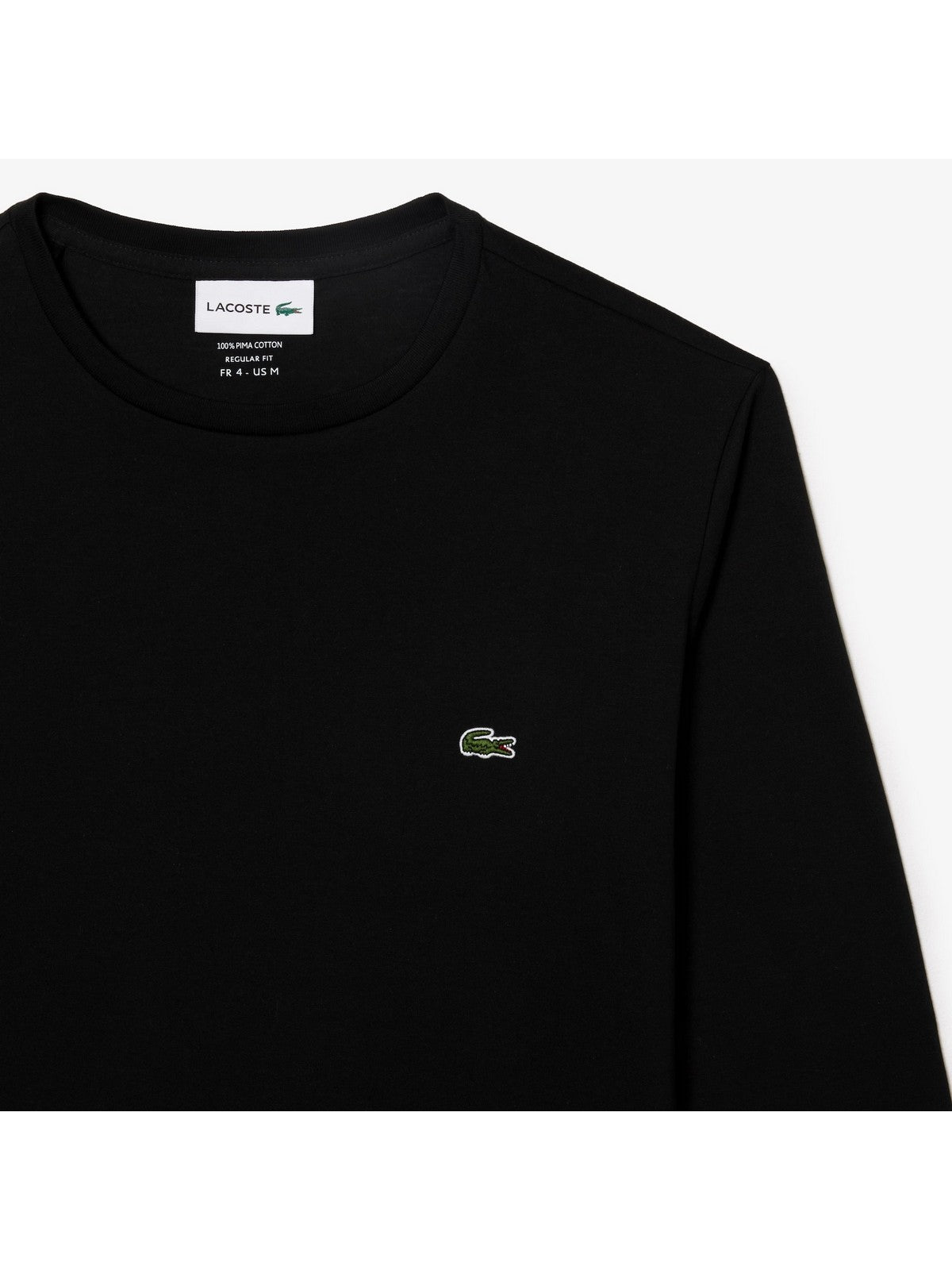 Lacoste T-shirts and men's pole Th6712 031 Black