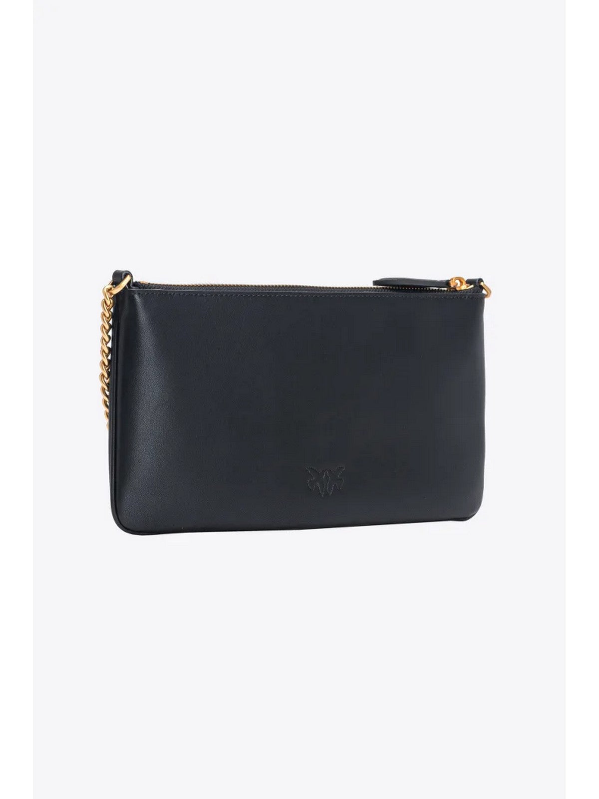PINKO Pochette Donna Horizzontal flat 102747-A0F1 Z99Q NERO-ANTIQUE GOLD gioboutiqueweb