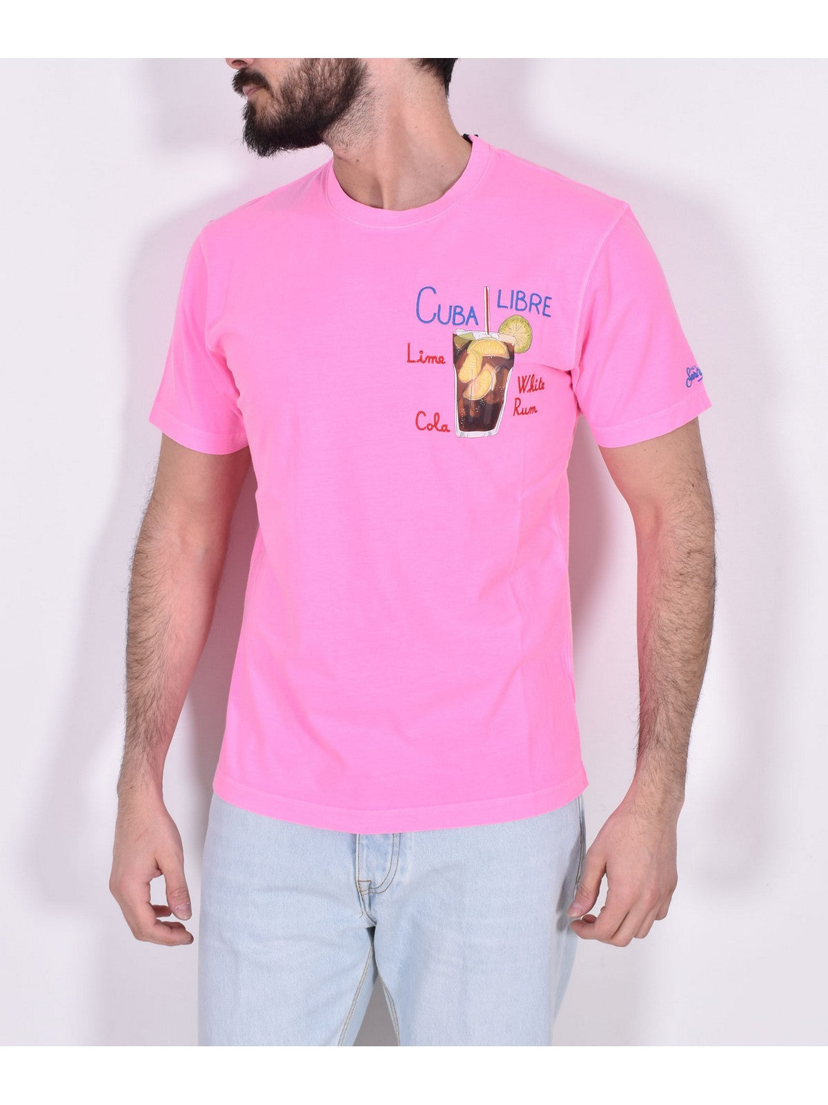Mc2 Saint Barth T-shirt and Polo Tshirt Man 00428d Pink Pole