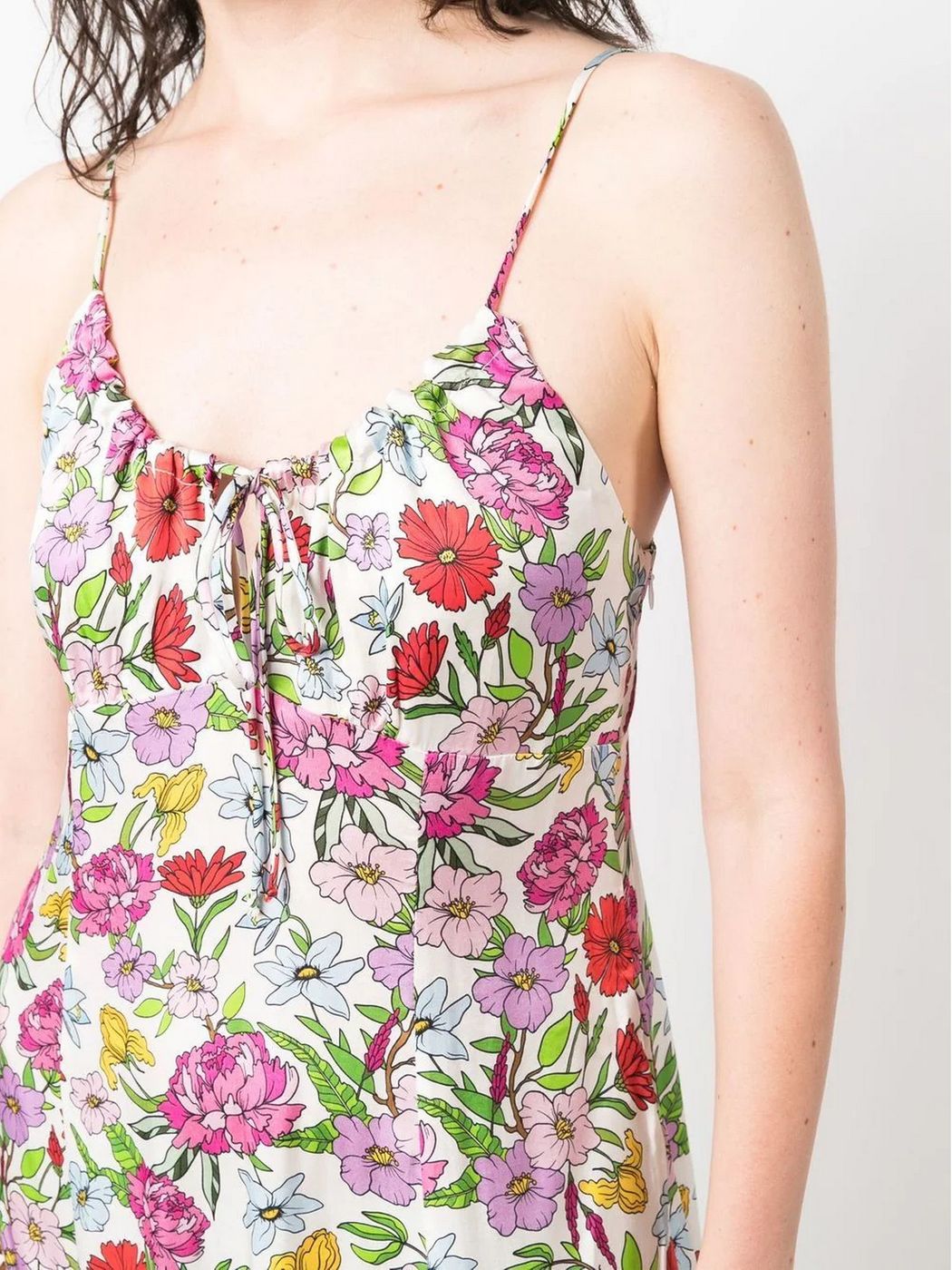 MC2 Saint Barth Copricostume Donna Creamy Satin Bianco