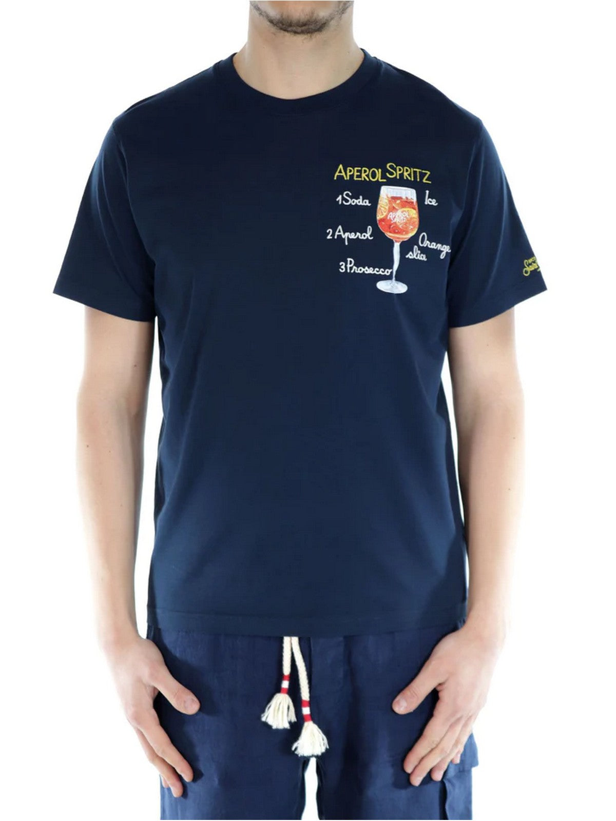 Mc2 Saint Barth T-shirt and Polo Men Tshirt Man 06303D Blue