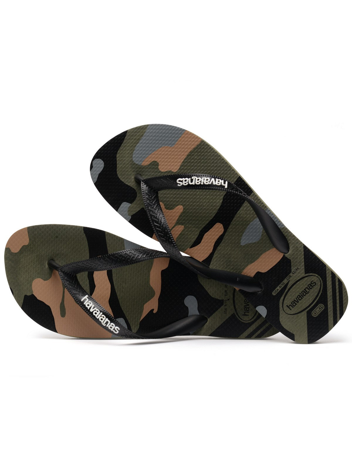 HAVAIANAS Infradito Unisex adulto Hav. Top camu 4141398.0869 Verde gioboutiqueweb