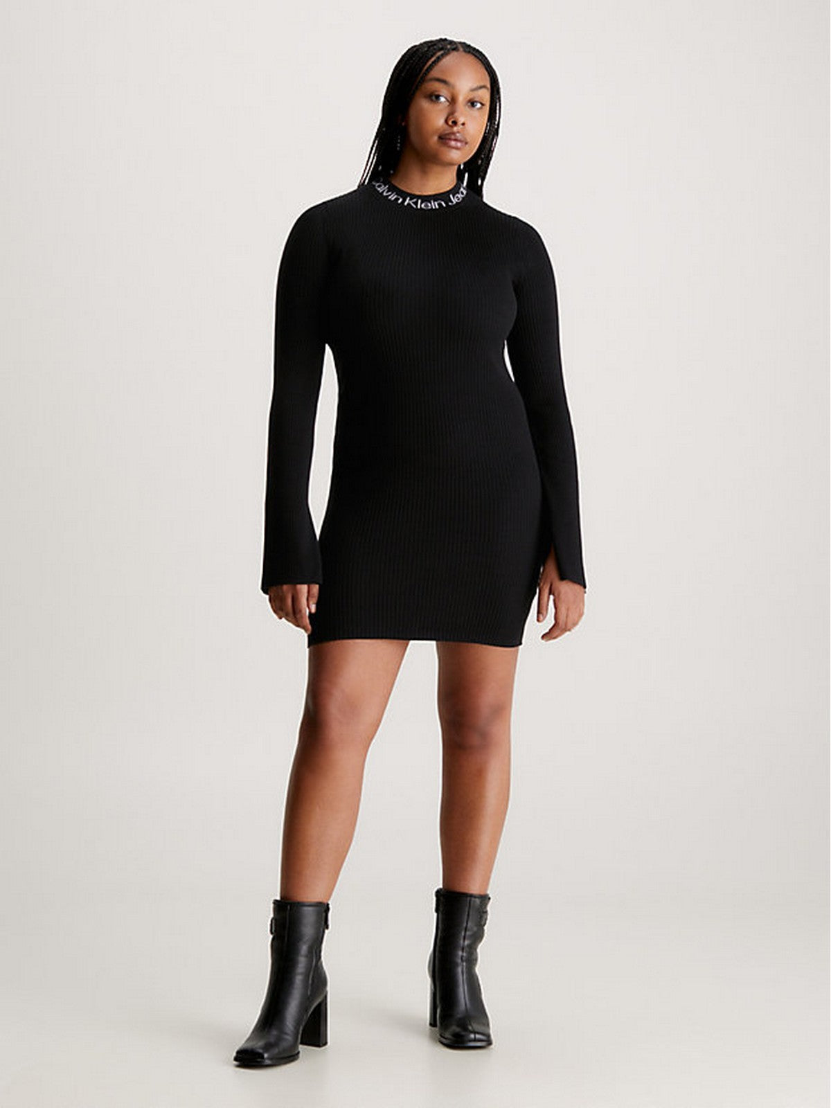 CALVIN KLEIN Abito Donna J20J222719 BEH Nero gioboutiqueweb