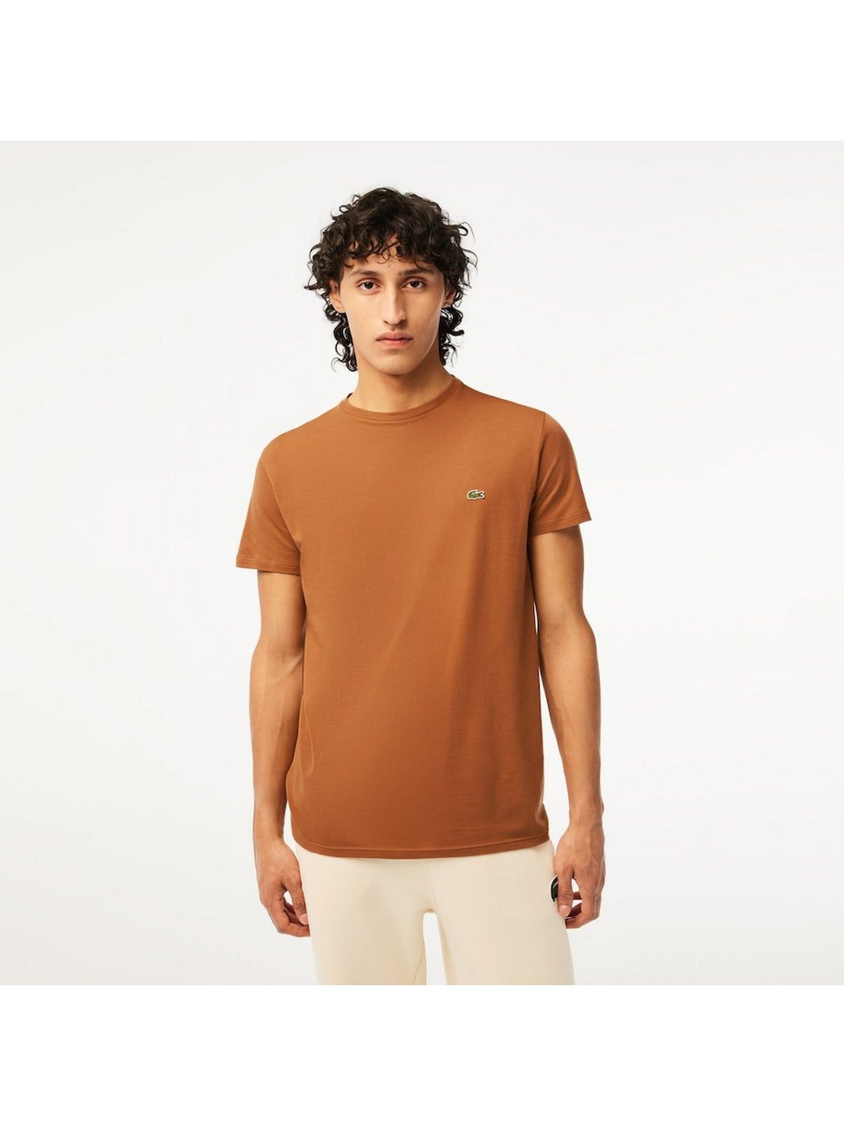T-shirts de lacoste et pôle masculin Th6709 LFA Beige