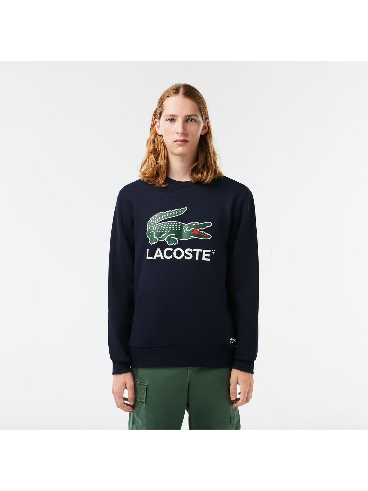 Lacoste Herren Sweatshirt SH1281 166 Blau