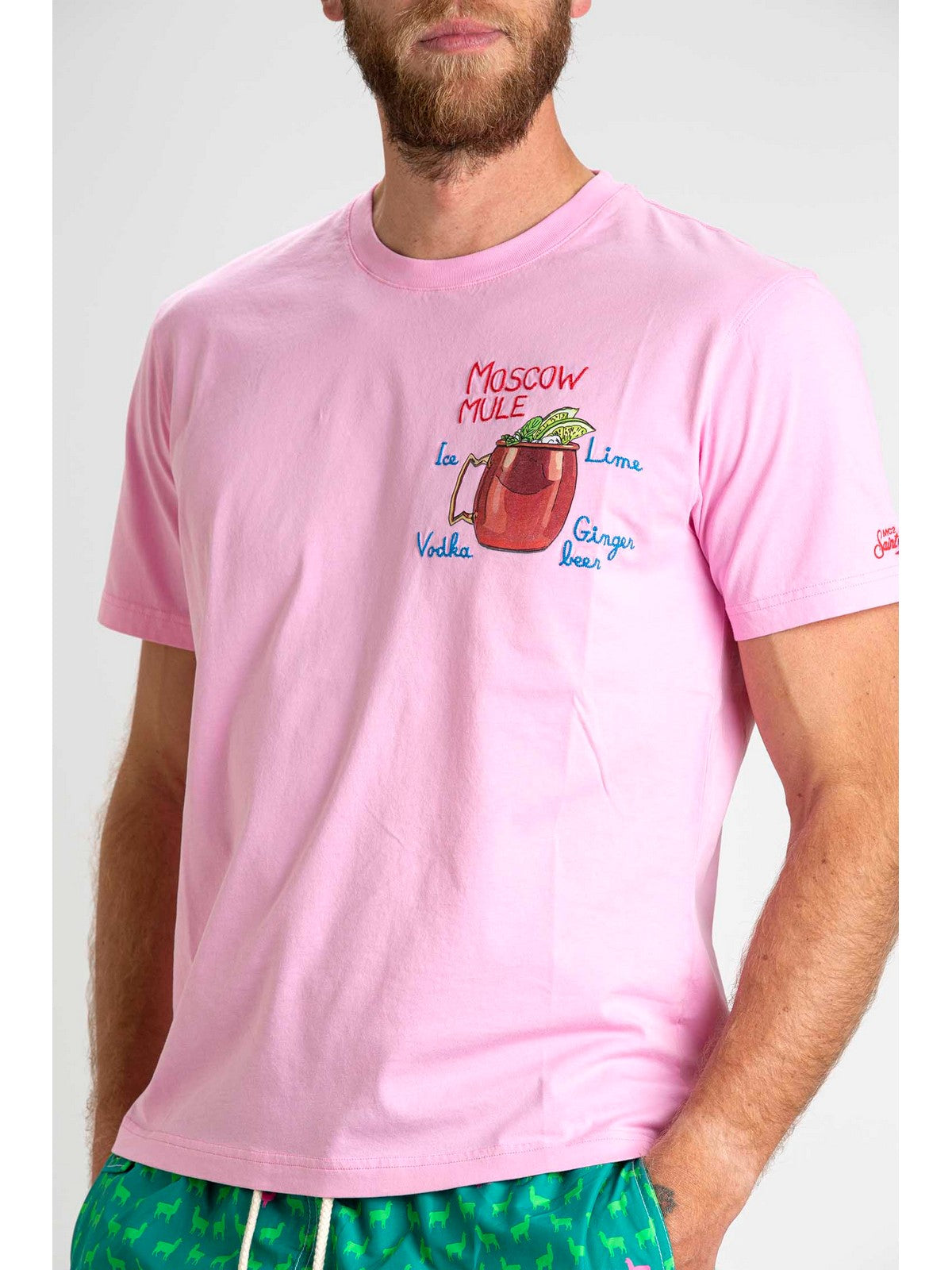 MC2 SAINT BARTH T-Shirt e Polo Uomo TSHIRT MAN 06403D Rosa gioboutiqueweb