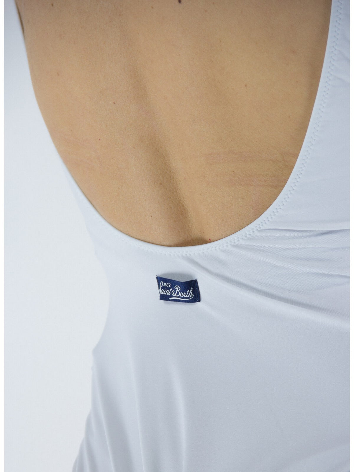 MC2 SAINT BARTH Costume da bagno Donna Monokini LORA 01550B Bianco gioboutiqueweb