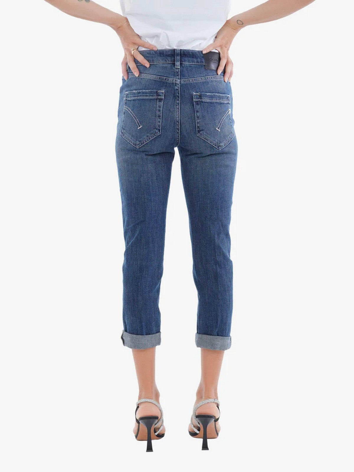 DONDUP Jeans Donna Koons gioiello DP268B DS0229D GE9 800 Blu gioboutiqueweb