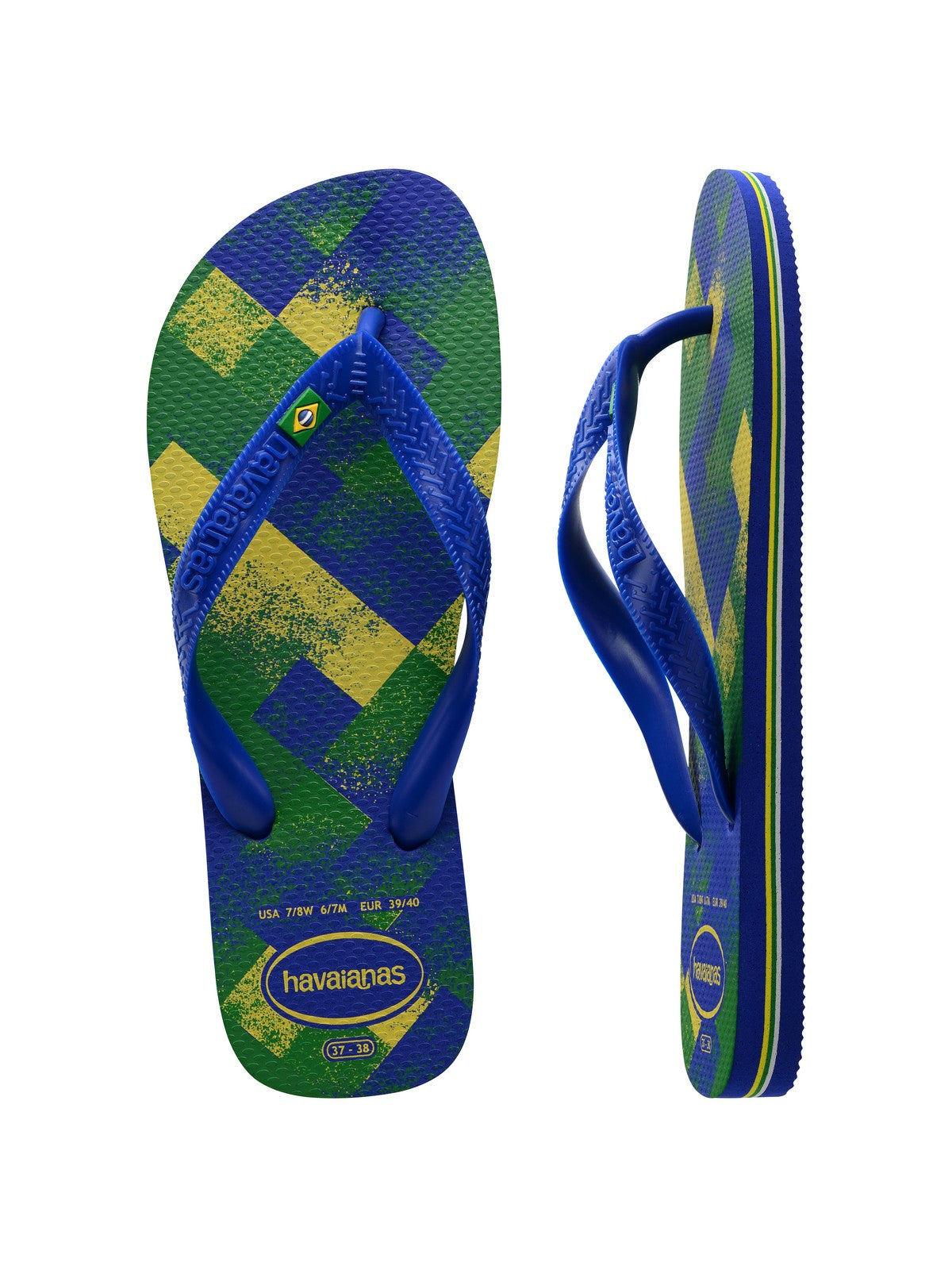 HAVAIANAS Infradito Unisex adulto Hav. Brasil Fresh 4145745.2711 Blu gioboutiqueweb