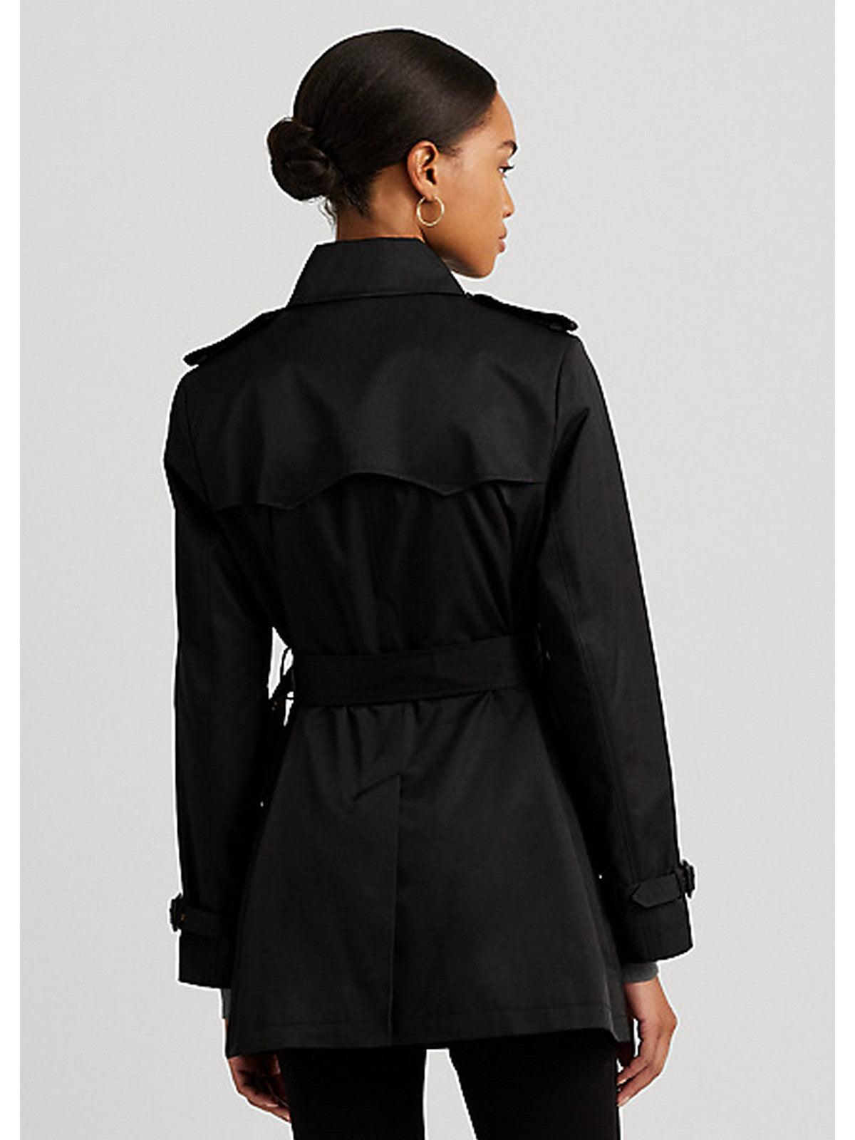 LAUREN RALPH LAUREN Trench Donna 297936851 001 Nero gioboutiqueweb