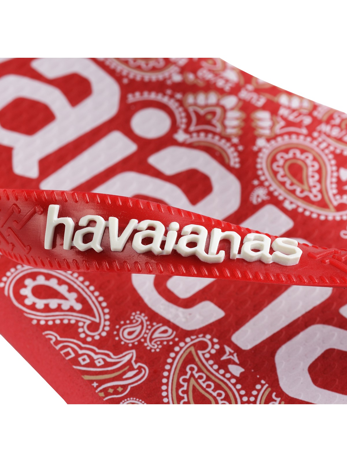 HAVAIANAS Infradito Unisex adulto Hav. Top logomania fashion 4148449.1440 Rosso gioboutiqueweb
