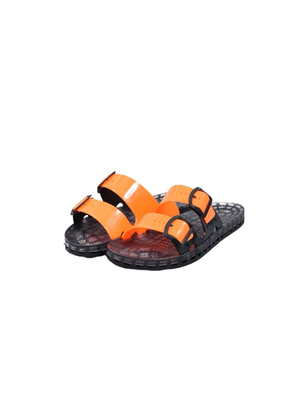 SENSI Ciabatta Unisex adulto la jolla black fluo 4151/BF 300 Arancione gioboutiqueweb