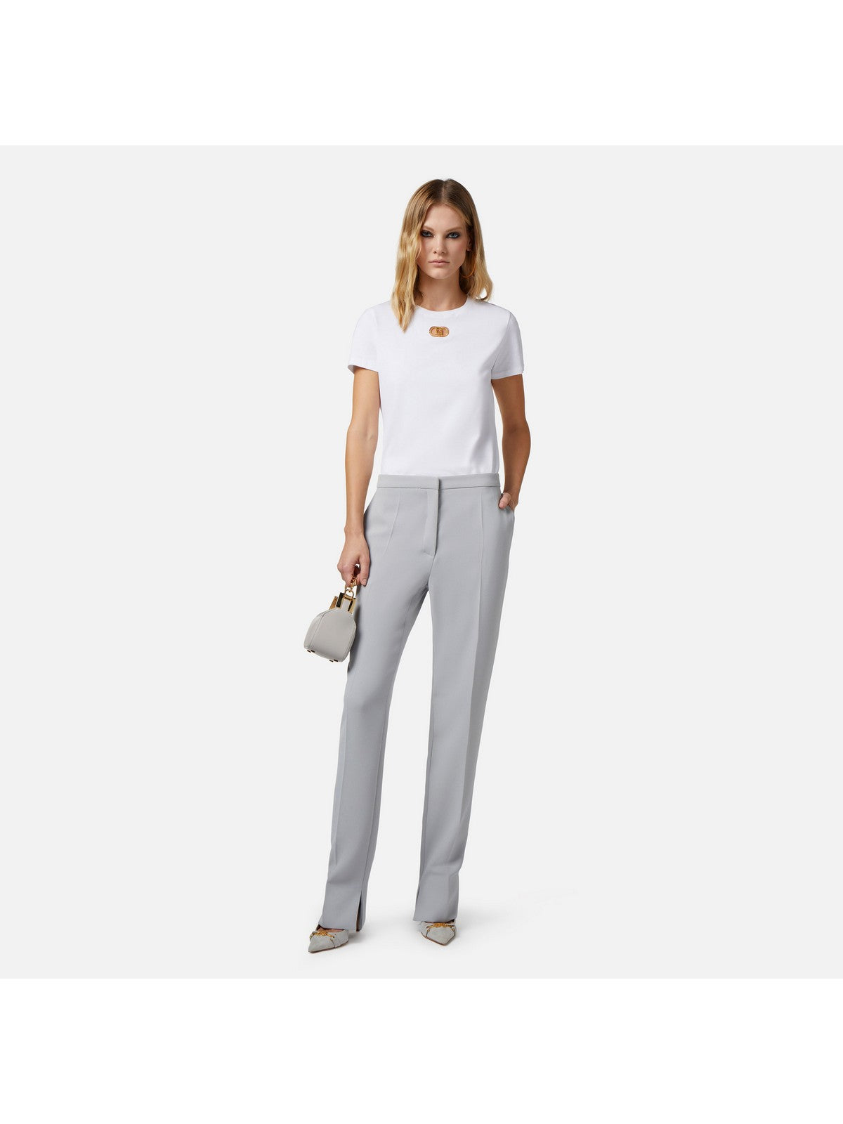 ELISABETTA FRANCHI T-Shirt e Polo Donna MA52N41E2 270 Bianco