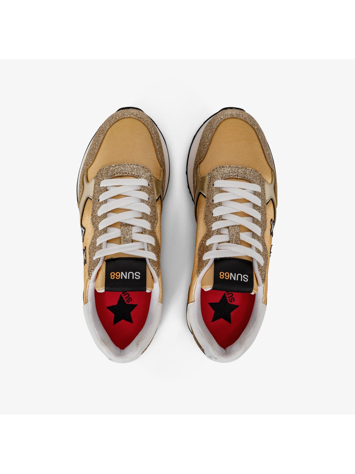 Sun68 Sneaker Woman Kelly Glitter Z33222 43 gold