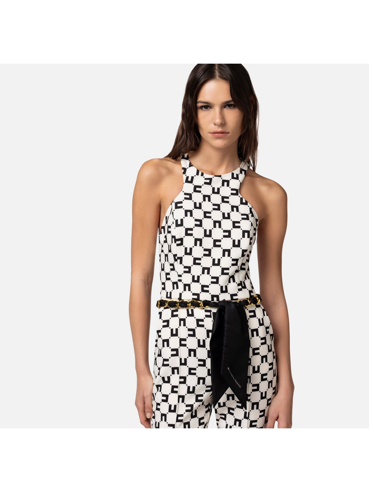 ELISABETTA FRANCHI TUS1041E2 E84 Elfenbein -Frauenanzug