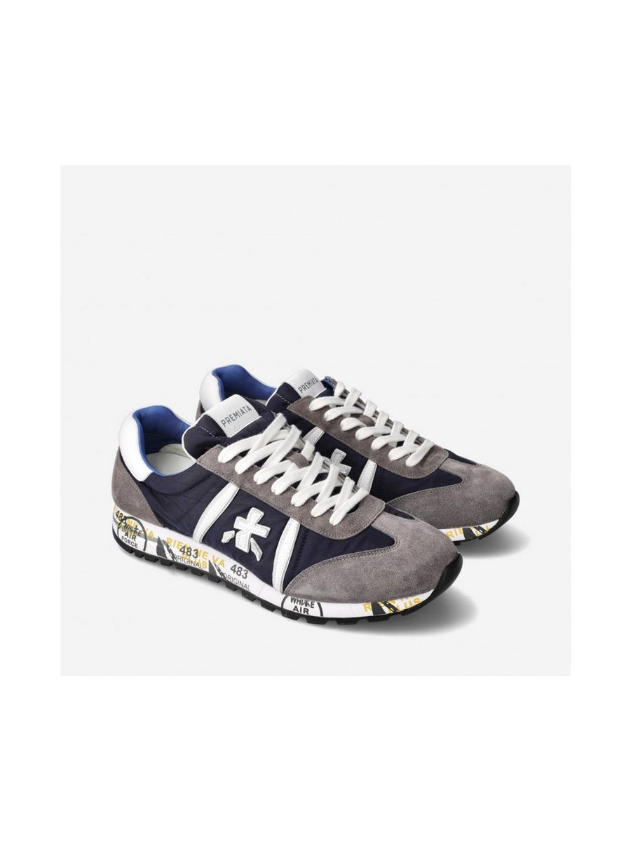 PREMIATA Sneaker Uomo Lucy LUCY VAR 600E Blu gioboutiqueweb