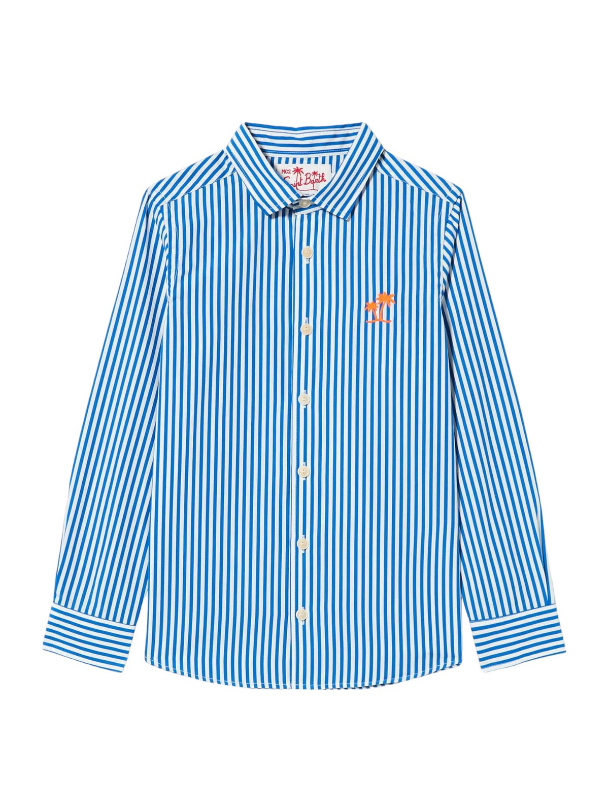 MC2 SAINT BARTH Camicia Bambini e ragazzi AGNES 01884B Blu gioboutiqueweb